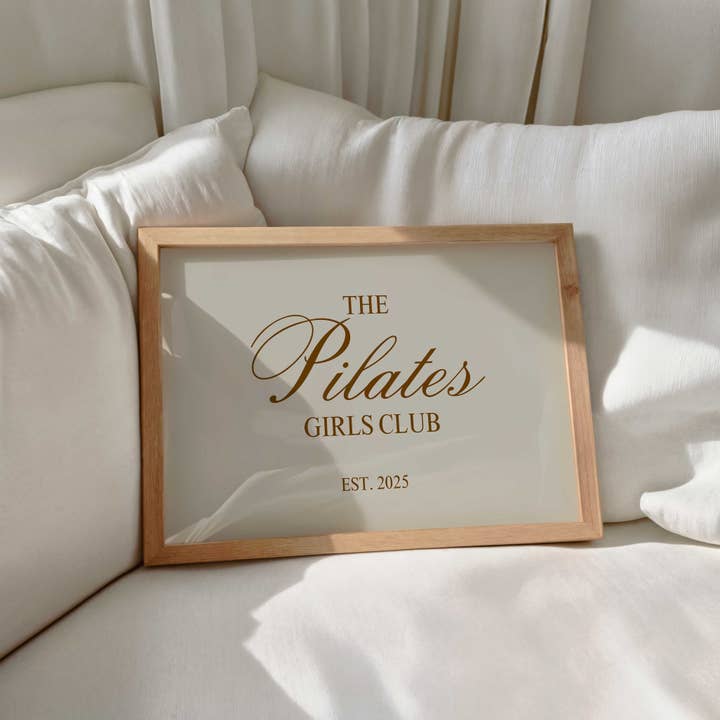 D'LUXE PRINTS - Wholesale Art Print - The Pilates Girls Club Print12