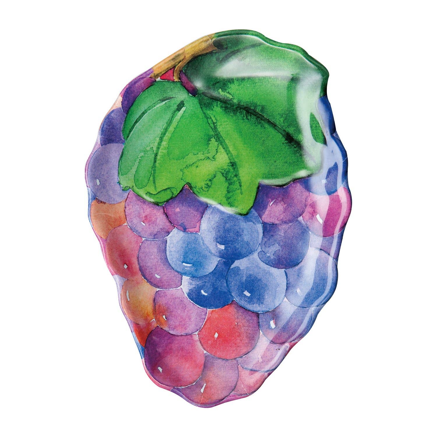 Supreme Housewares - Wholesale Dinner Plate - Grape Melamine 8" Plate0