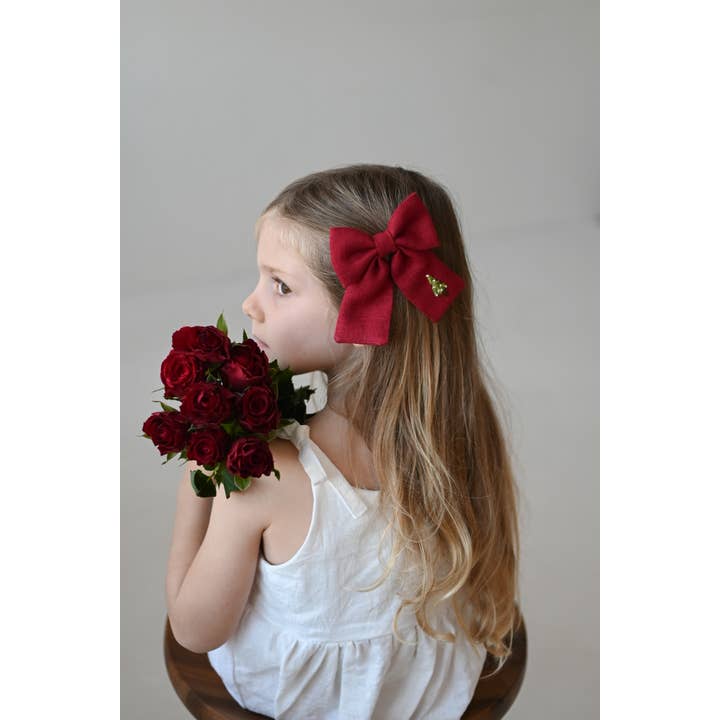 Lanika Atelier, Nika Korošec s.p. - Wholesale Hair Bow - Women's - Midi and Large hair bows Christmas tree1