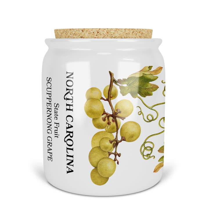 MCSouvenir & Gift | Maryland China - Wholesale Biscuit jar - North Carolina State Fruit | Suppernong Grape Jars2