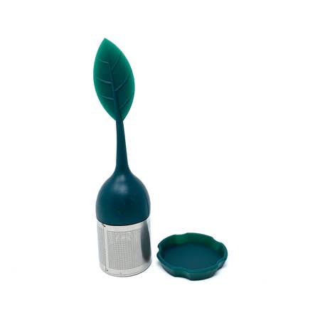 Tea Infuser Leaf - Fine Mesh Silicone Stainless Steel for wholesale by Little Woods Herbal