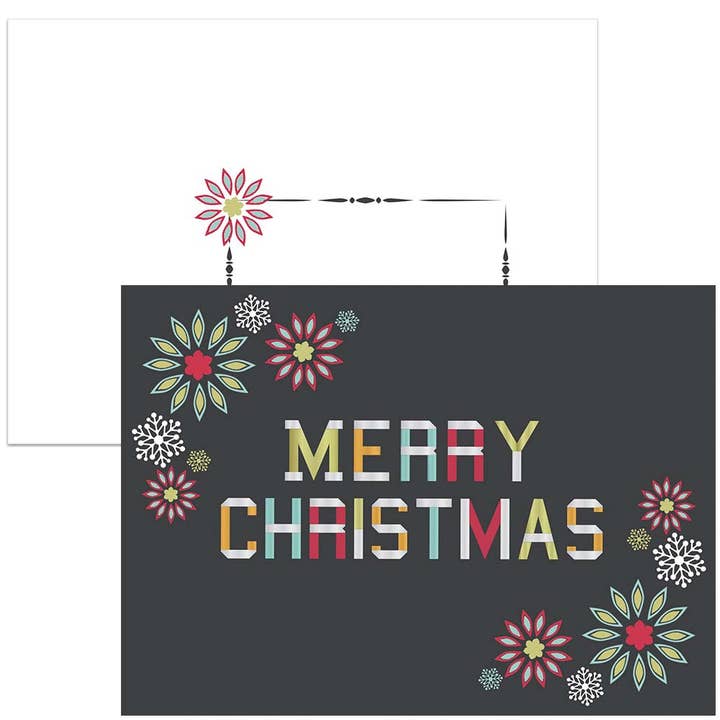 Set de tarjetas de felicitación de feliz Navidad para venta al por mayor de Mod Lounge Paper Company