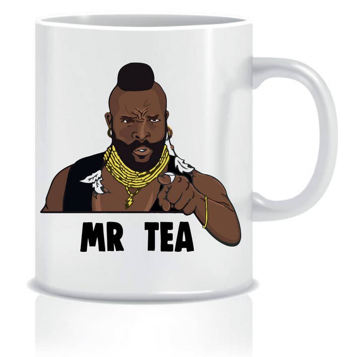 Cheeky Chops Cards & Wanky Candles - Wholesale Coffee Mug - Mr Tea Funny Coffee Mug, A-Team Themed Gift
