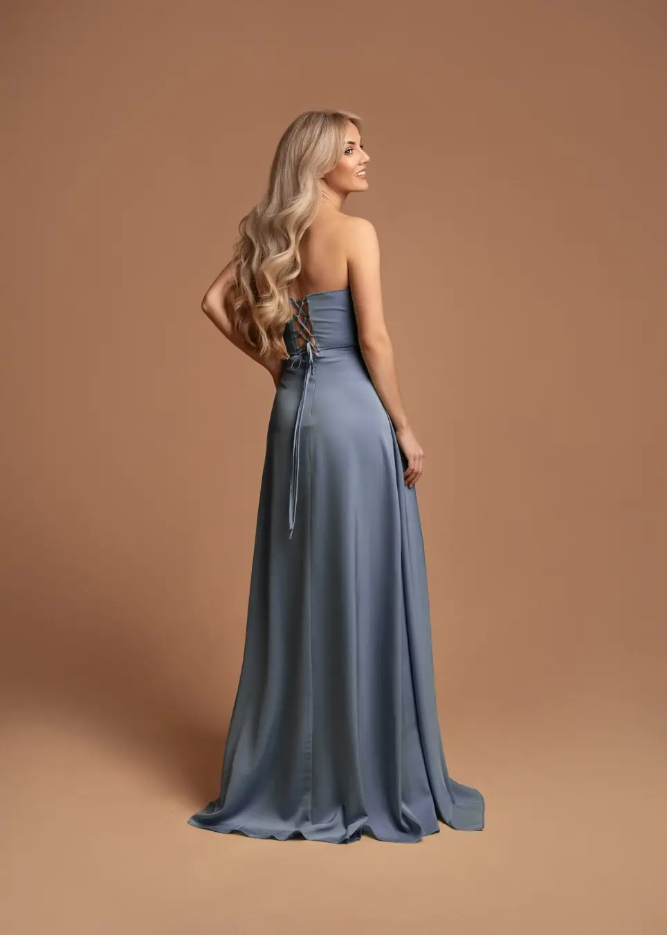 Eva & Lola - Epsilonn – wholesale Klänning - Dam – HM2472 - Elegant långklänning13