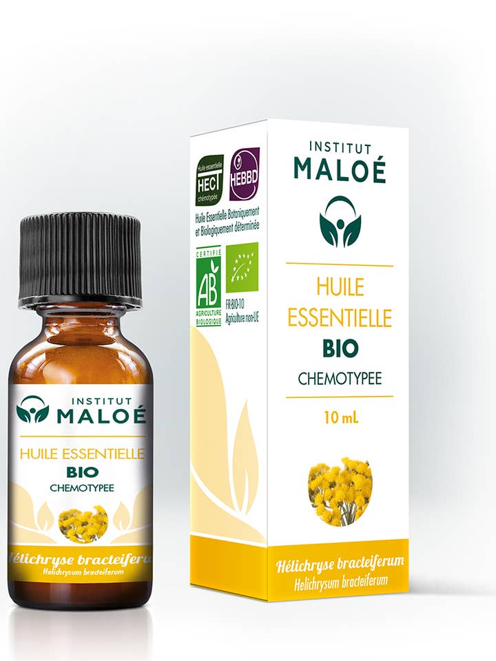 Organic Helichrysum bracteiferum essential oil - 10 mL for wholesale by Institut Maloé