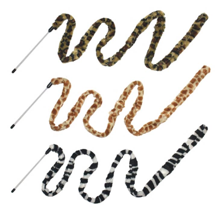 Pet Palette Distribution - Wholesale Pet Toy - Cat - Multipet Safari Wizard Wands Cat Toy 5ft