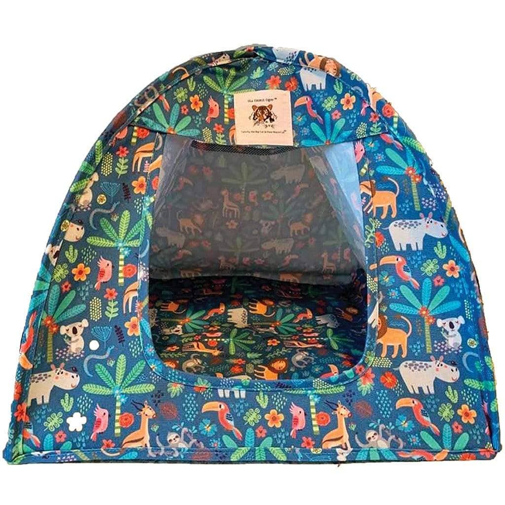 Triple T Studios - Wholesale Pet Bed - Cat - Cat Tent | Cotton Canvas Popup Pet Bed0