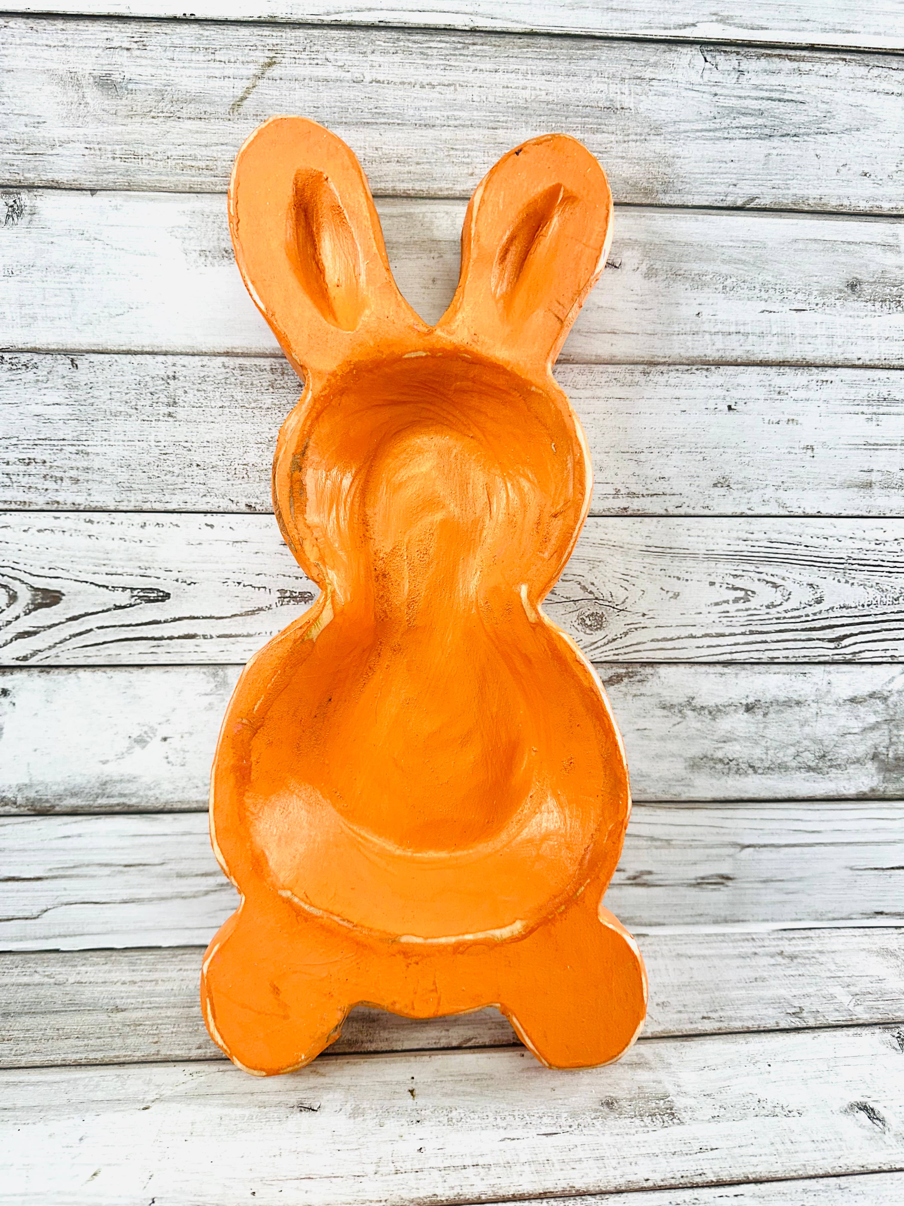 VALENTINA IMPORTS INC - Wholesale Candle Holder - Easter Rabbit Dough Bowl  Candle Ready 14