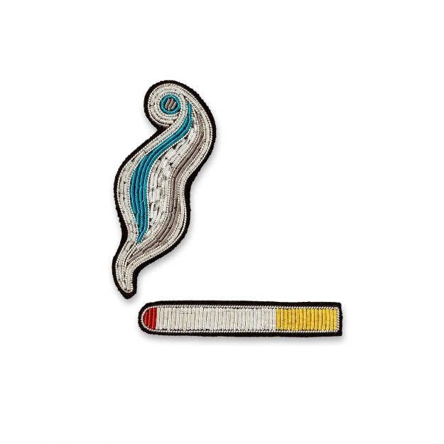 Macon & Lesquoy - Wholesale Brooch - Hand embroidered brooches - Cigaret + Smoke