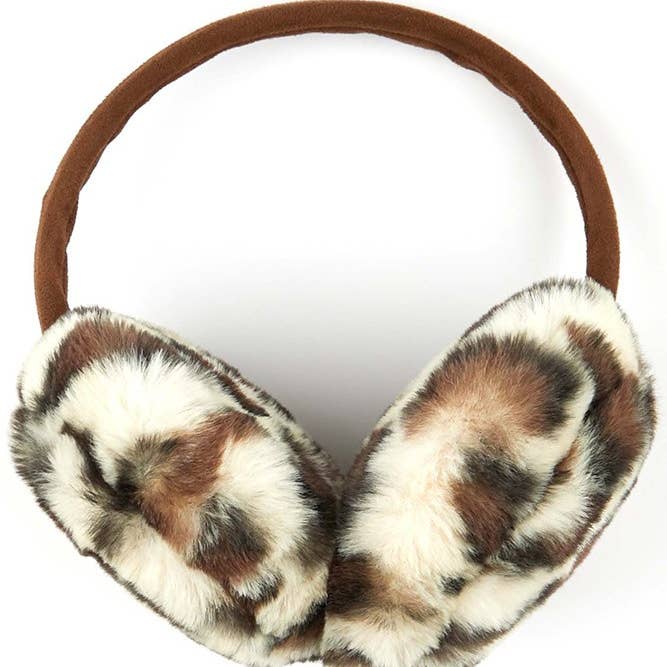 Hana - Wholesale Earwarmers/Ear Muffs - Women's - C.C Leopard Print Earmuffs