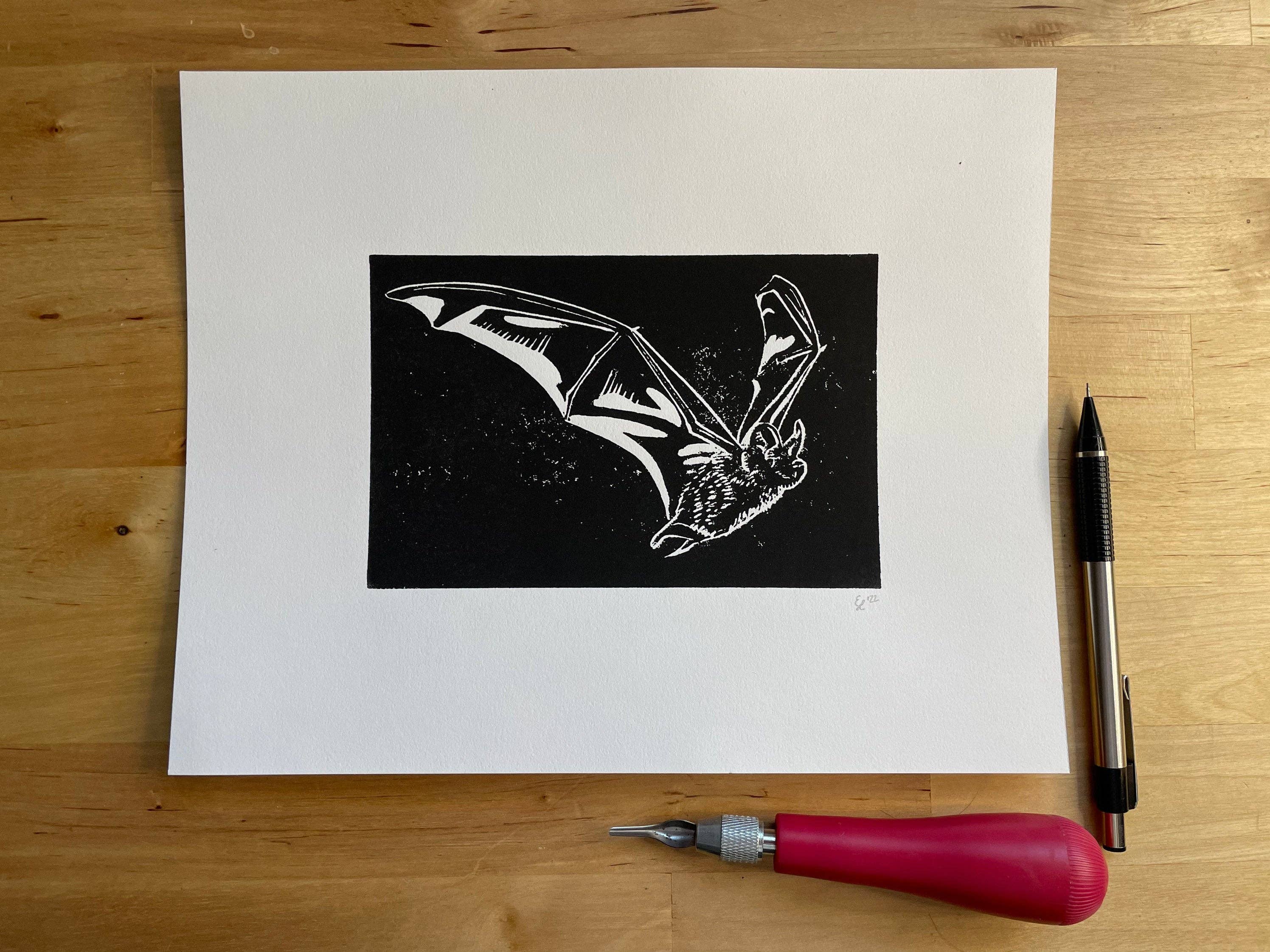 Fiber & Brimstone - Wholesale Art Print - Bat II1