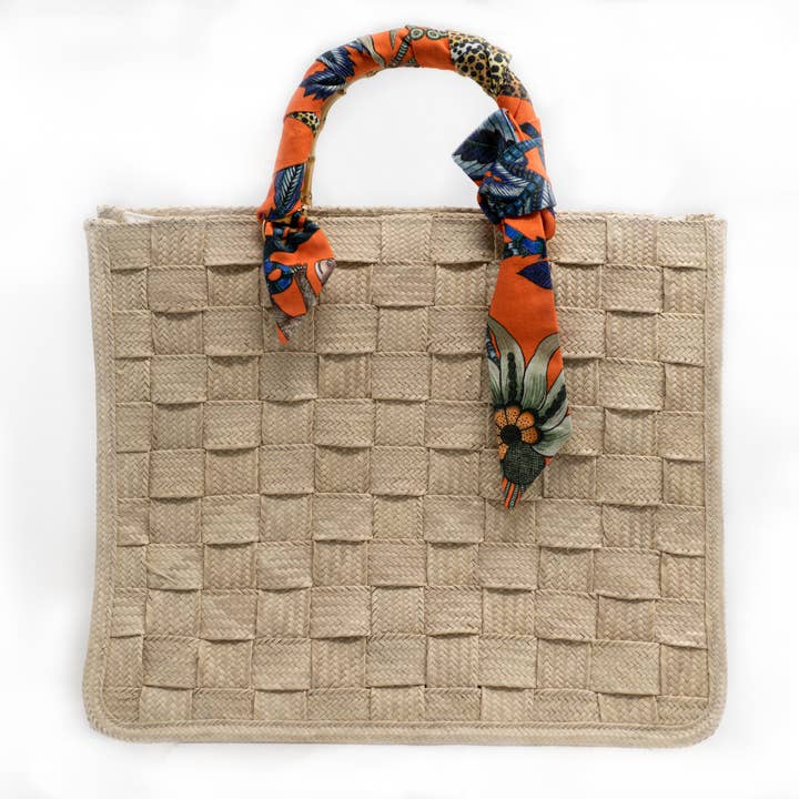 Basket vævet pung for engroshandel hos Norton and Hodges