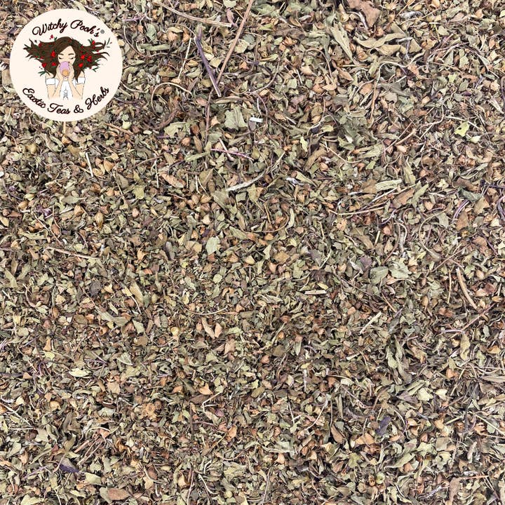 Witchy Pooh's Exotic Teas & Herbs - Venta al por mayor Tés a granel - Té de Albahaca Sagrada de Witchy Pooh - Rama Tulsi, Hoja Suelta16