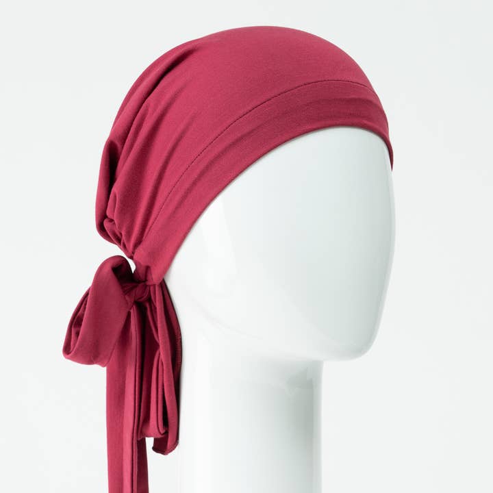 Women Bamboo Chemo Scarf | Ruby Red for wholesale by Sibelle