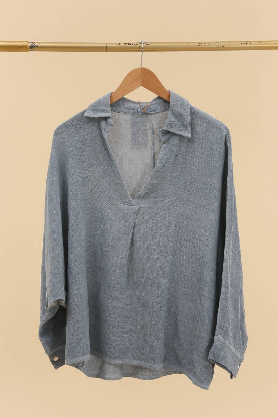 LÉA & LUC - Wholesale Tunic - Women's - Blouse in 50% linen 50% cotton REF. 1007021