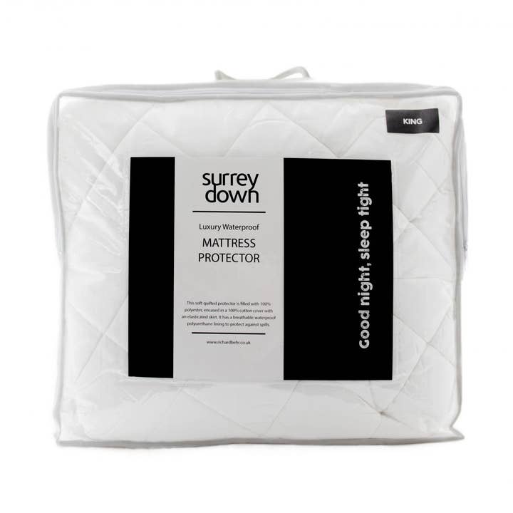 Surrey Down Luxury Waterproof Mattress Protector for wholesale by Richard Behr (UK) Ltd
