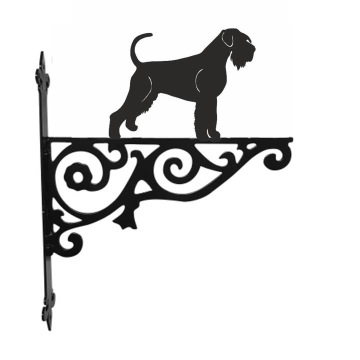 Kæmpe Schnauzer Ornamental Hængende Beslag for engroshandel hos Steel Images
