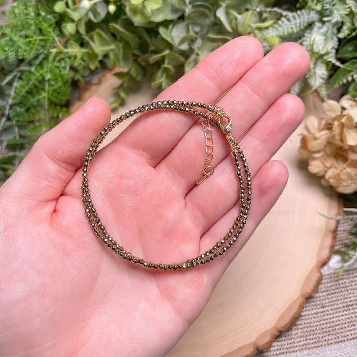 Copper Ashes - Wholesale Beaded/pearl necklace - Crystal Beaded Choker Necklace41