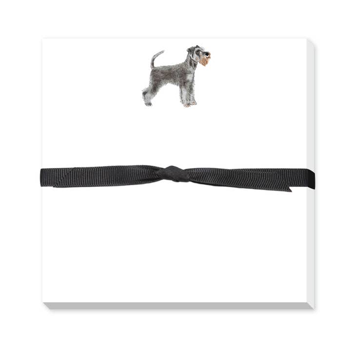 MINI SCHNAUZER DOODLE NOTEPAD for wholesale by Donovan Designs