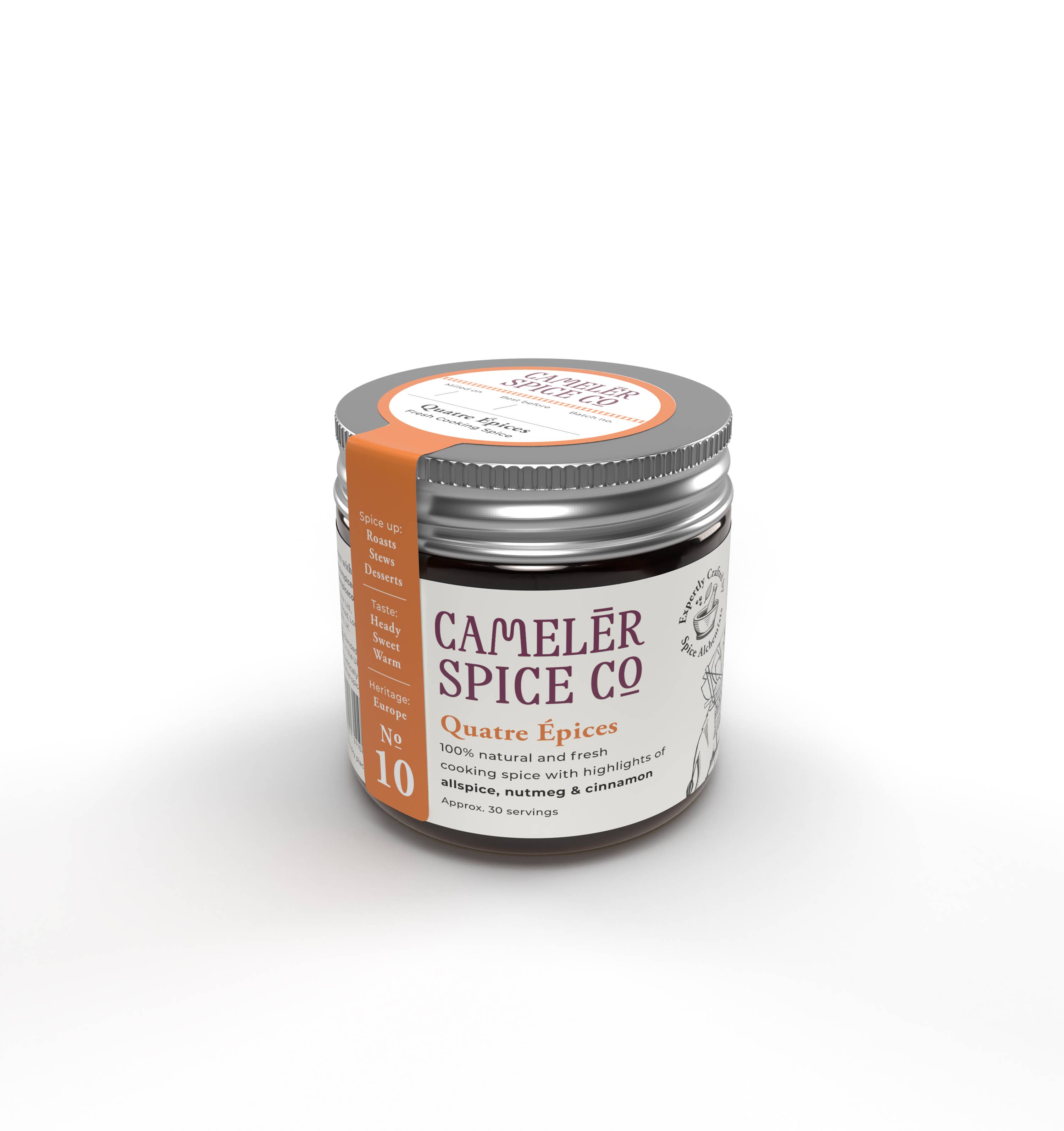 Camelēr Spice Co. – wholesale Dried spice mix – Quatre Épices - 17th Century French Mixed Spice Blend1