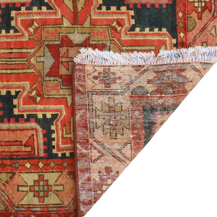 Noori Rug - Wholesale Area Rug - Fine VTG Amal Red/Navy Runner, 3'2" x 9'9"3