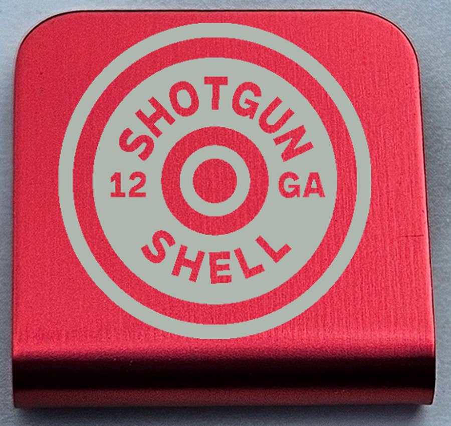 DK LaserWorx – Acessório de chapéu – Homem por atacado – Cap Clipz Apresentando um Grampo de Aba de Boné com Gráfico de Cartucho de Espingarda