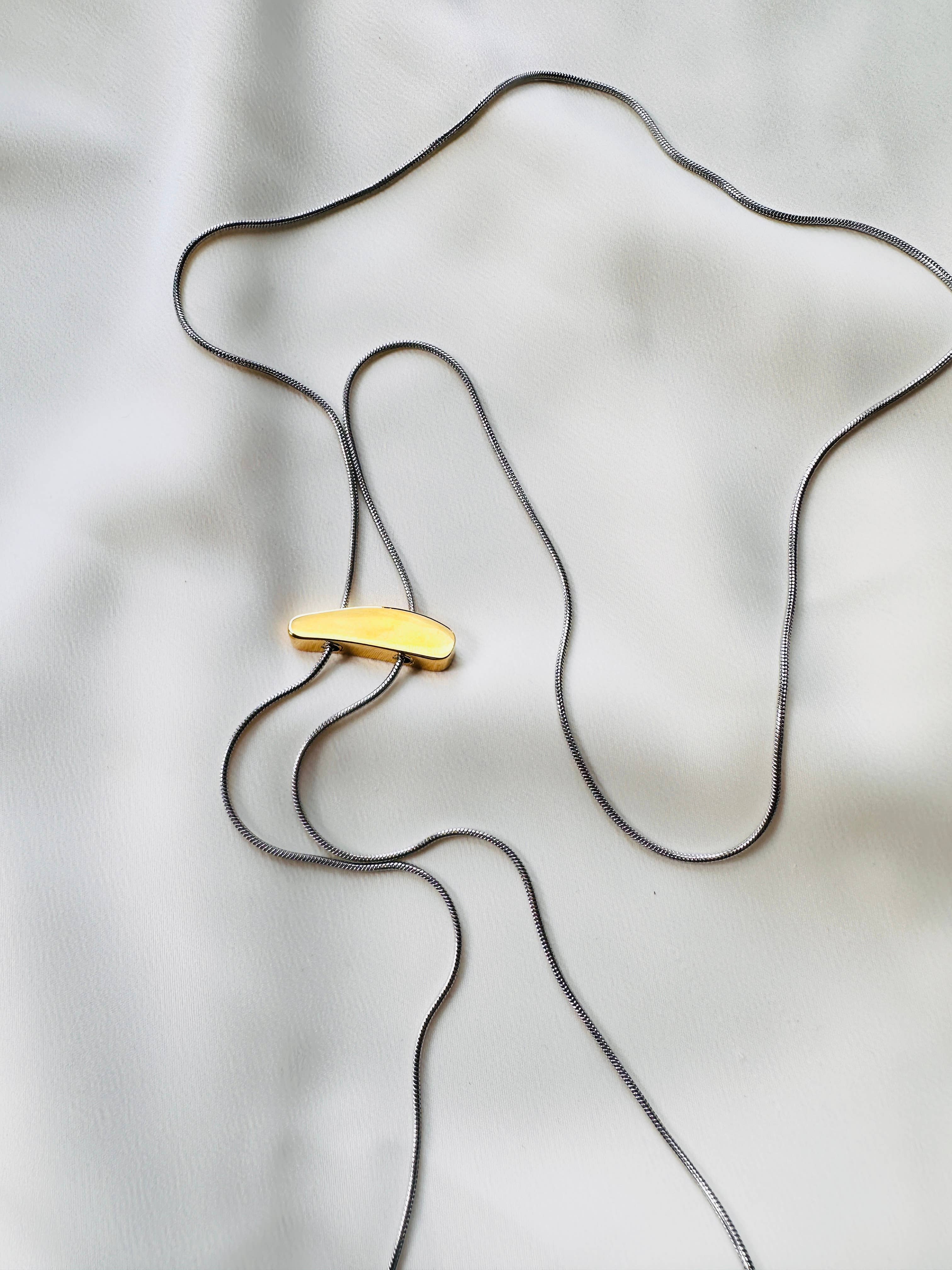 mila + stevie - Wholesale Y-Neck/Lariat Necklace - Mixed Metal Bolo Long Necklace5