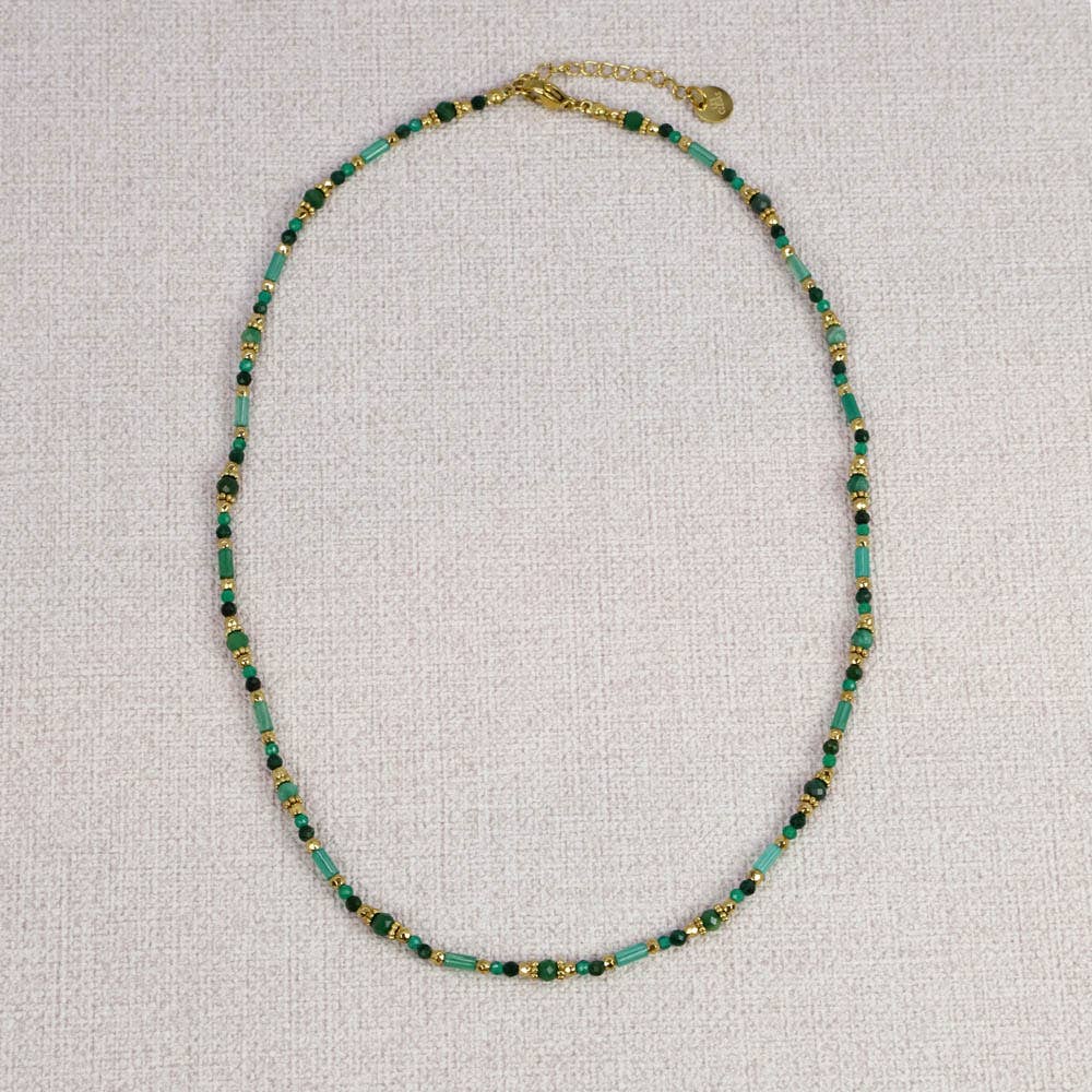 Les Cleias – Engroshandel Choker/colliers – Mandana halskæde i stål0