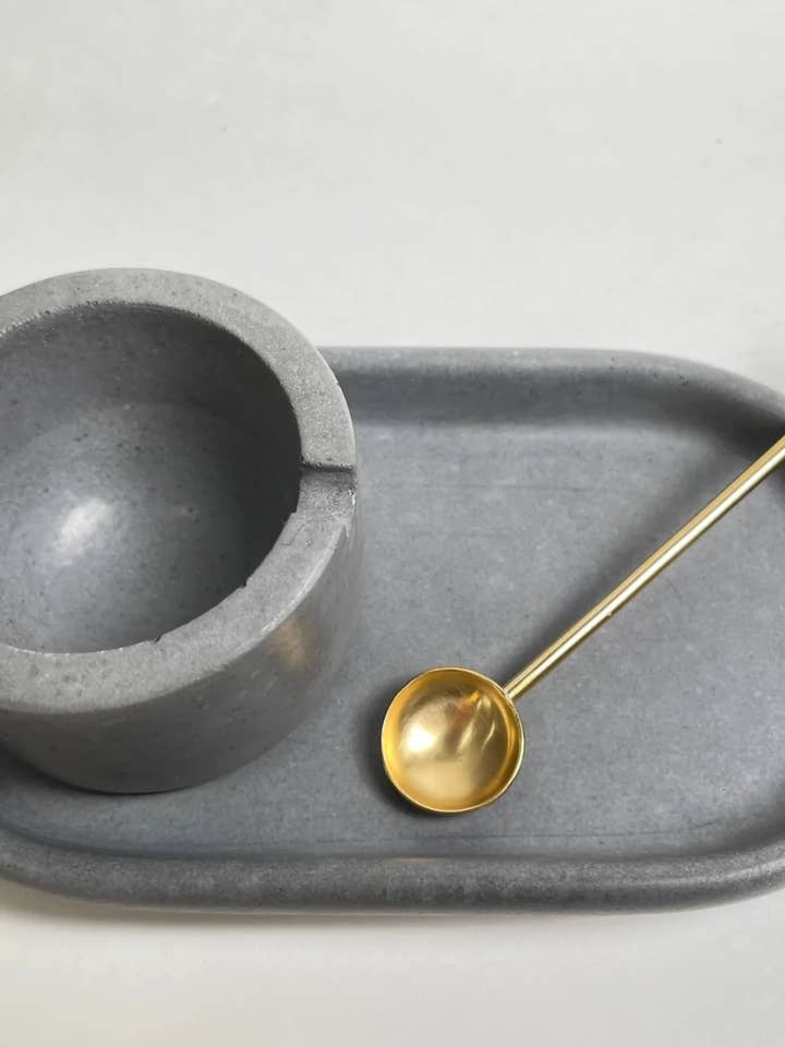 Kombination | Spice and condiment container with tray and spoon for wholesale by Nordic Pine Home