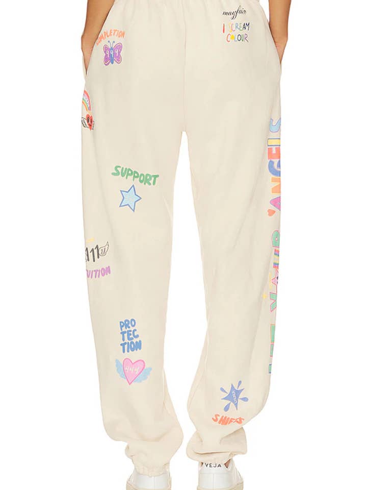 The Mayfair Group – Engroshandel Loungesweatpants/jogginbukser – til kvinder – Engle Overalt Omkring Dig Sweatpants4