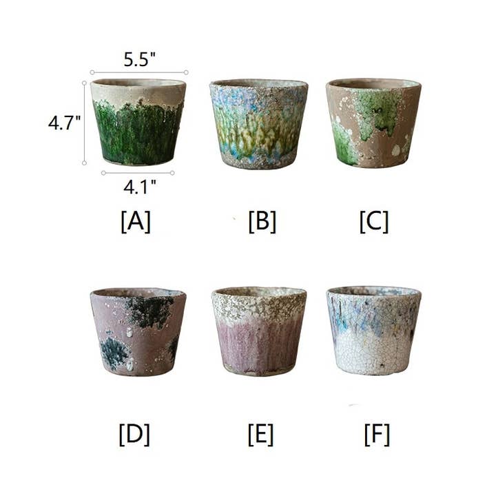 Rustic Reach - Wholesale Plant Pot - Colorful Terracotta Pot