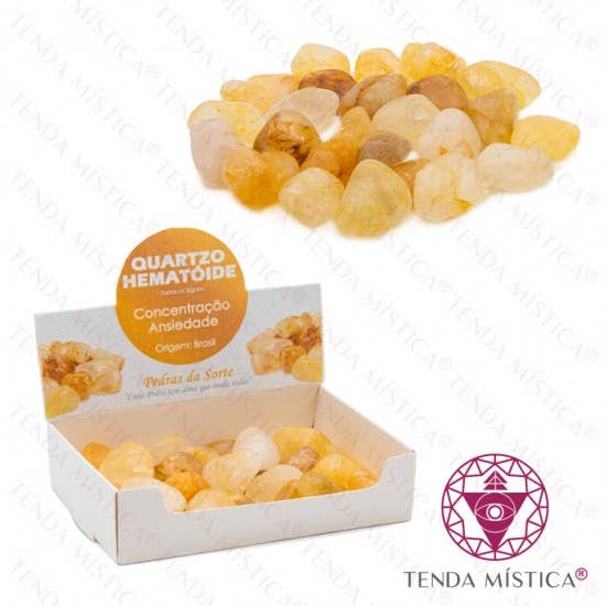 Tenda Mística - Wholesale Spiritual Stone/Crystal - Hematoid Quartz 250Gr Box0