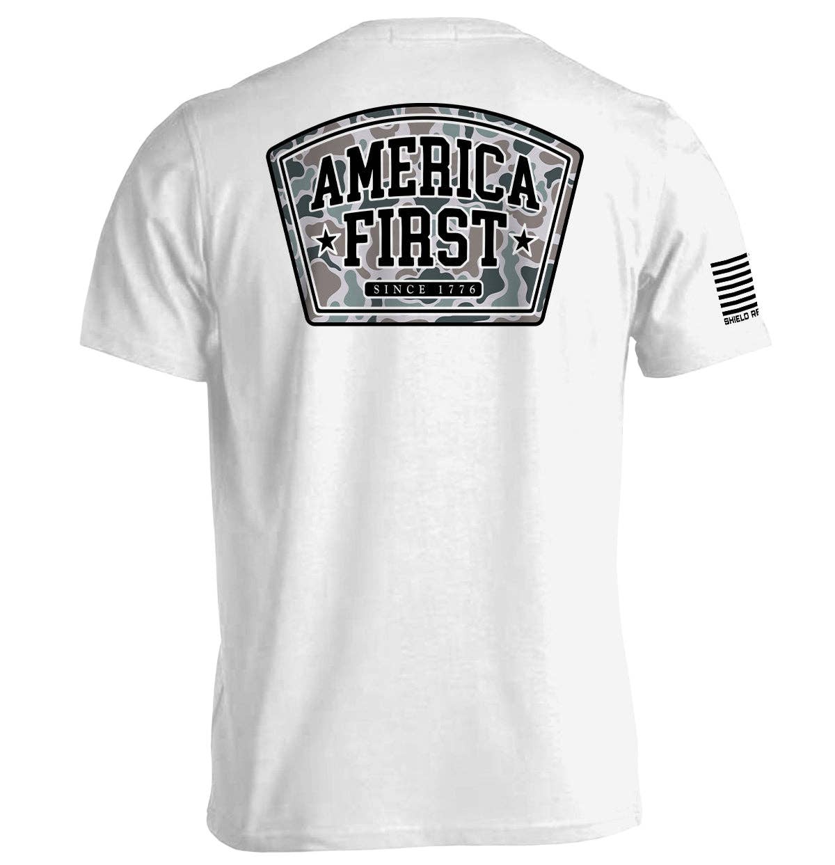 Shield Republic - Wholesale Screen Printed T-Shirt - Men's - America First Duck Camo4