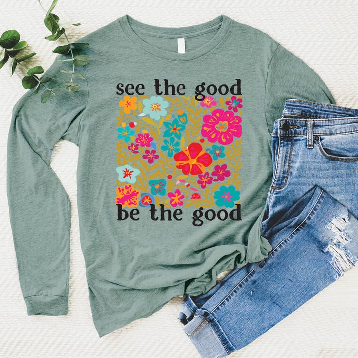 See the Good Floral Long Sleeve for wholesale by Love in Faith