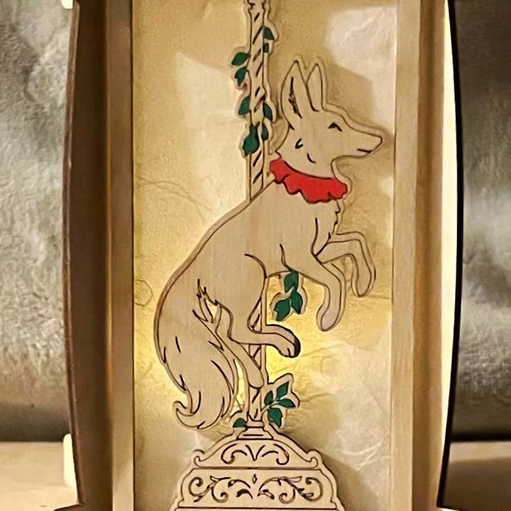 Karussell Kreaturen Hohe Laterne für den Großhandel von Squirrel Tacos Papercuts