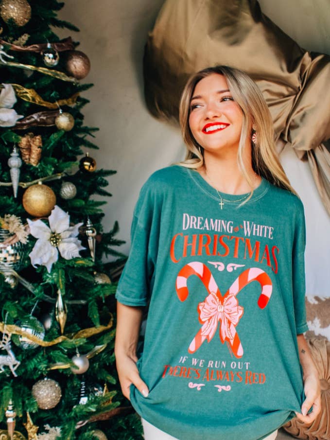 Southern Bliss Co. - Wholesale Screen Printed T-Shirt - Women's - There's Always Red CC Tee