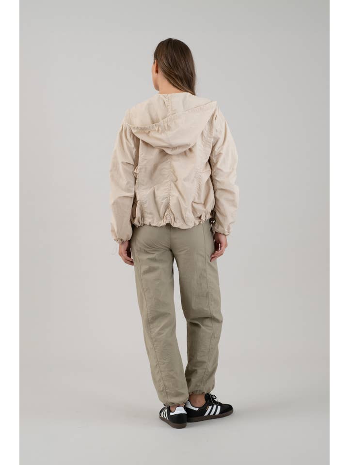 The Workshop Studio - Wholesale Jacket - Women's - ZIP UP DRAWSTRING HOODED JACKET12