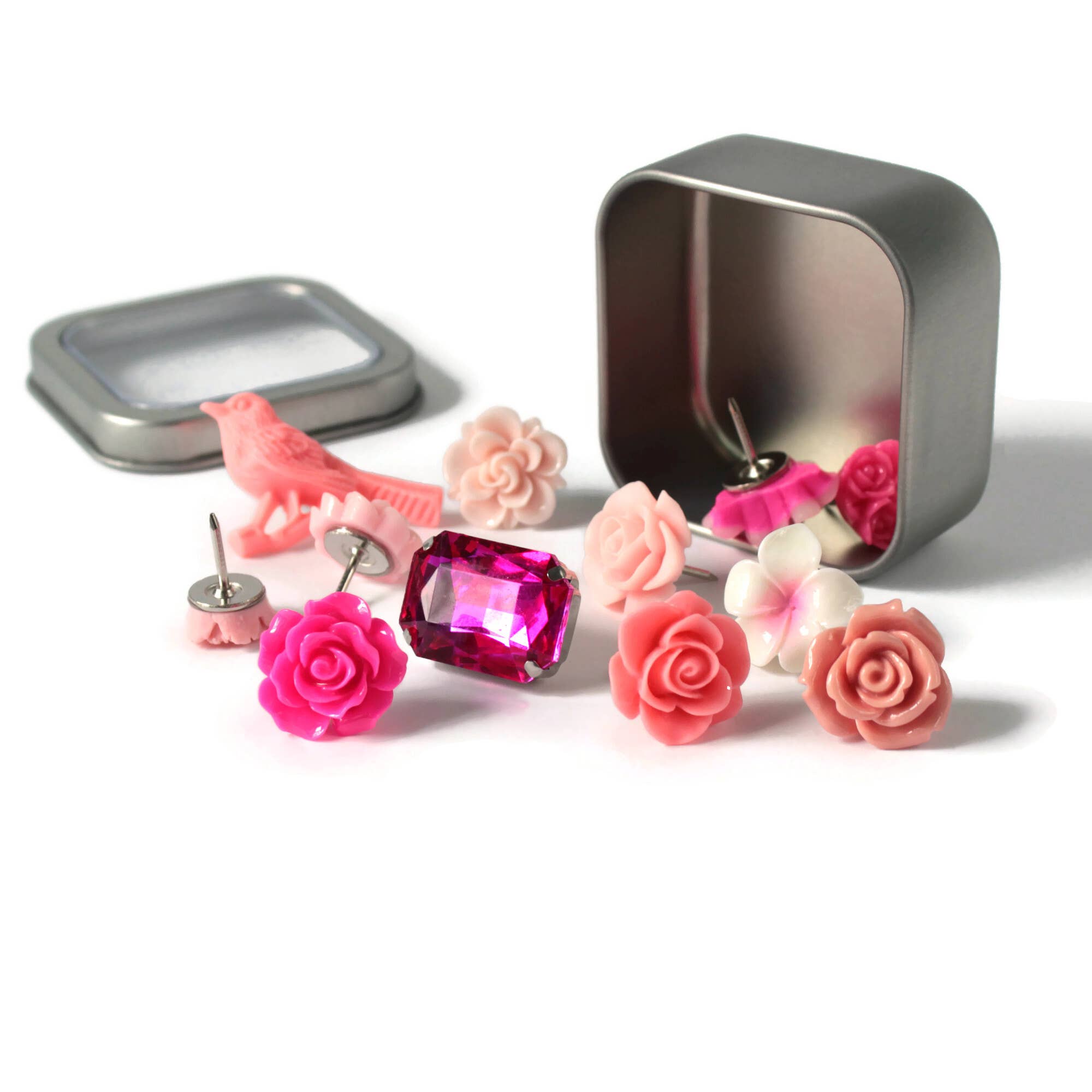 Merry Alchemy – alfinete de lapela por atacado – Conjunto de alfinetes de flor rosa7