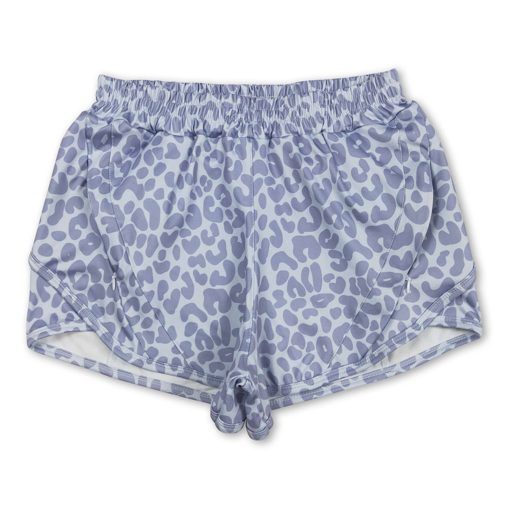 Yawoo Garments - Wholesale Shorts - Kids - Grey leopard kids girls summer shorts5