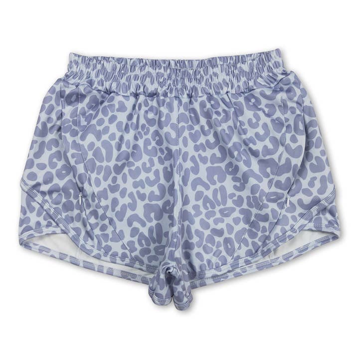 Yawoo Garments - Wholesale Shorts - Kids - Grey leopard kids girls summer shorts5