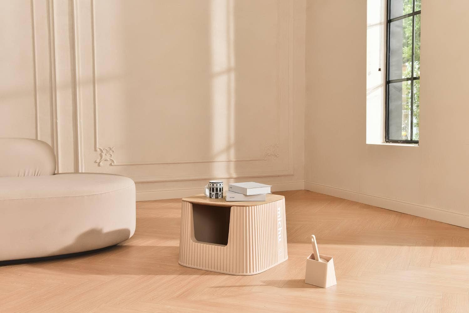 MichuPet - Vendita all'ingrosso Grotta  - Cani e gatti - Coperchio per lettiera per gatti Michu XXL Deluxe3