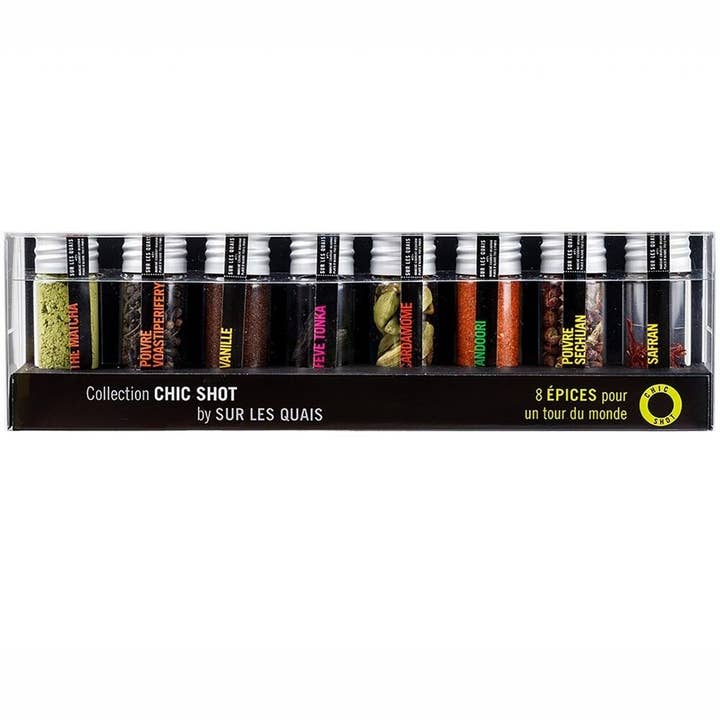 World Tour Chic Shot Spice Kit for wholesale by Sur les Quais