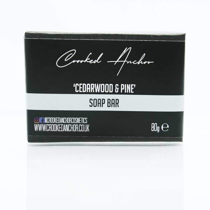 Cedarwood & Pine Soap Bar for wholesale by Crooked Anchor
