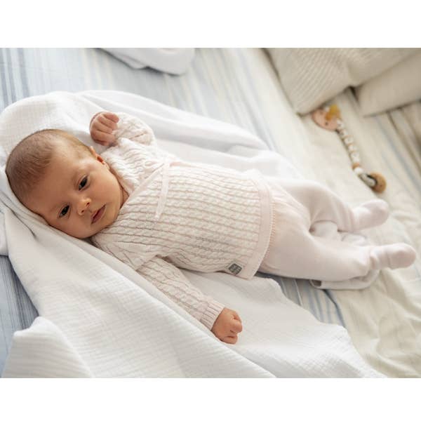 Hugo Pink Baby Set 100% Cotton for wholesale by Minutus