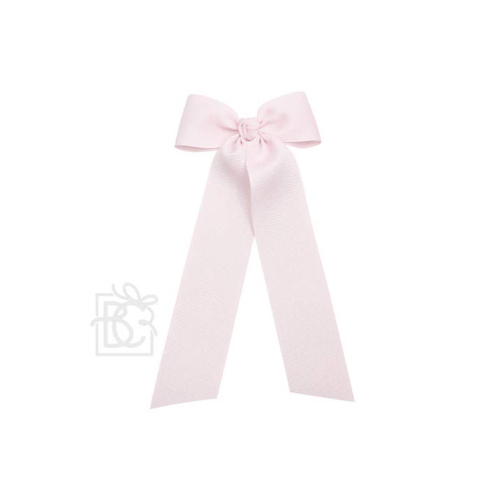 Beyond Creations, LLC - Wholesale Hair Bow - Kids - FLAT BOW W/ 7" STREAMERS ON ALLIGATOR CLIP25