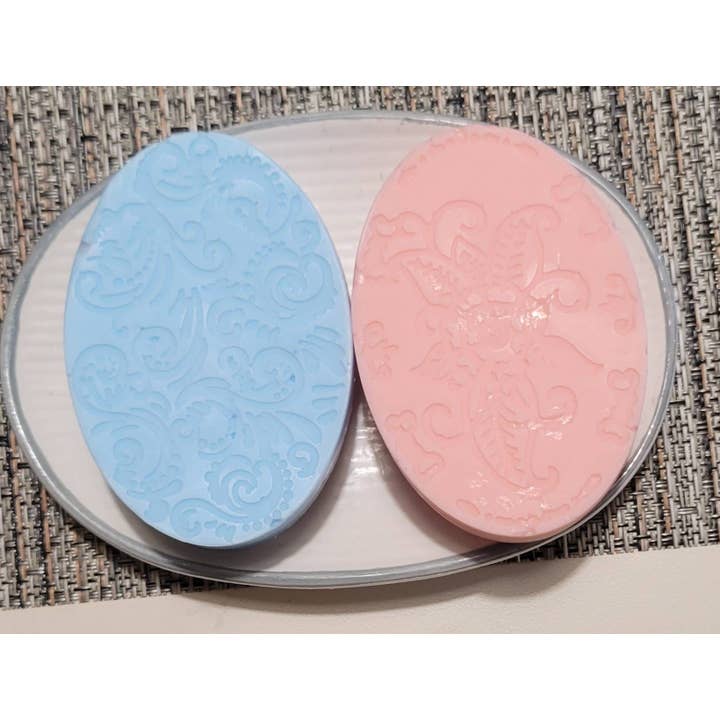 CraftdeeD - Wholesale Bar Soap - Baby Powder Soap, Oval Soap Bar, Embossed Soap Bar, Glycerin