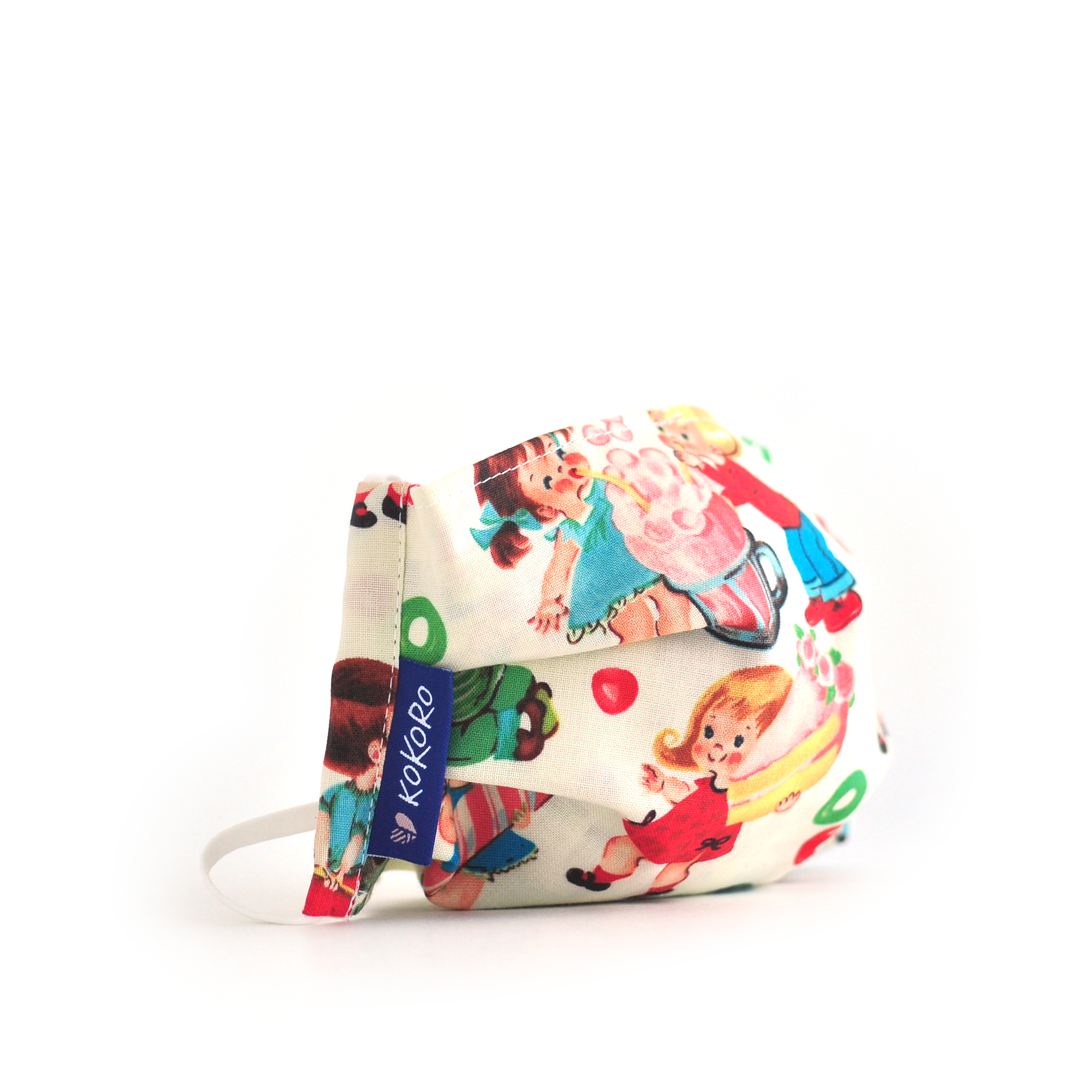 Kokoro - Wholesale Non-Medical Disposable Mask - Vintage Theme Reusable Mask | Cotton, Adjustable | Adult0