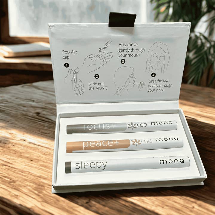 Trouvez votre calme 3 Pack + CBD pour la vente par MONQ