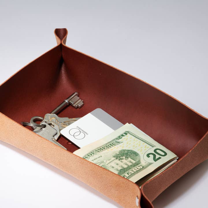 Open Sea Leather Co. - Wholesale Decorative Tray - EDC Catch All Tray1