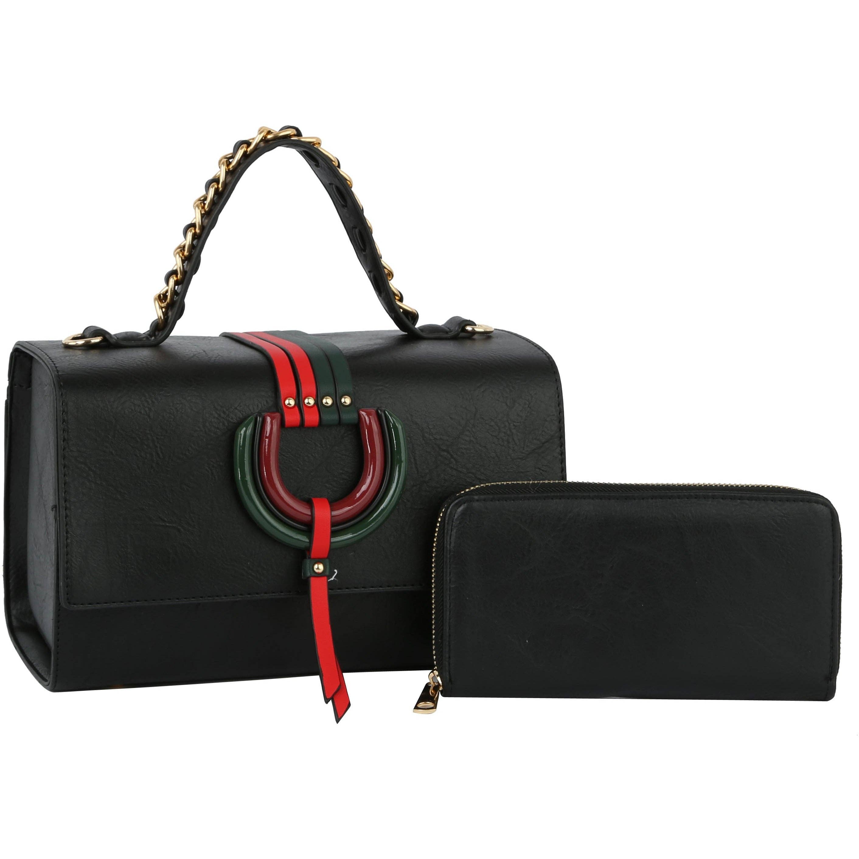 Handbag Factory Corp - Wholesale Top Handle Bag - Women's - Top Handle handBag 2pcs set wallet3